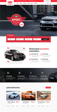 平行进口车网站HTML5模板