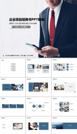 企业项目招商书PPT模板