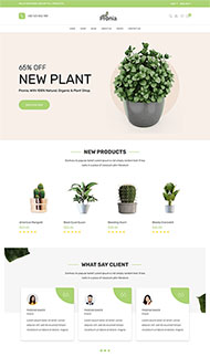 花卉植物在线销售网站模板
