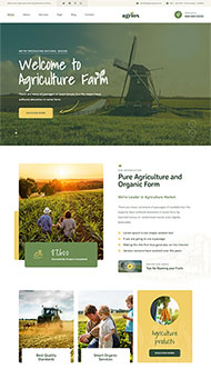 有机生态农业官网HTML5模板