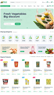 生鲜水果超市电商HTML5模板
