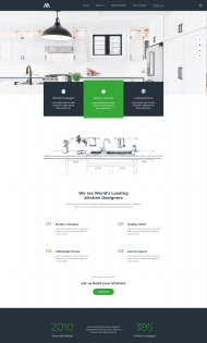 现代厨房设计HTML5网站模板