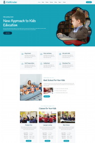 幼儿教育机构网站模板
