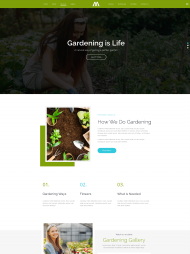 园艺工作坊HTML5网站模板