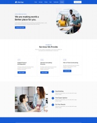 商务咨询服务企业Bootstrap5模板