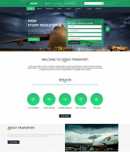 飞行员课程教育网站模板