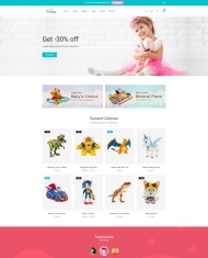 HTML5儿童玩具商城网站模板