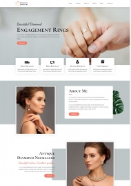 婚礼珠宝饰品在线网站模板