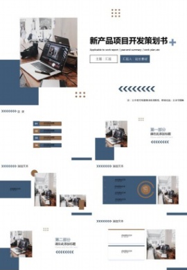 新产品项目开发策划书ppt模板