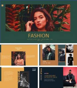 复古韦斯安德森式电影风格品牌展示ppt模板