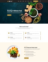响应式HTML5餐饮店宣传网站模板