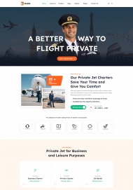 HTML5航空公司宣传网站模板