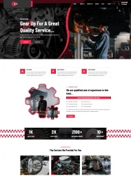 HTML5汽车服务公司宣传网站模板