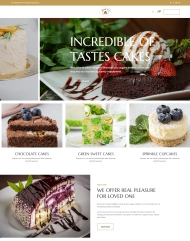 响应式美味蛋糕屋宣传网站模板