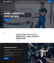 HTML5汽车洗涤服务机构网站模板