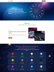 星座占卜资讯HTML5网站模板