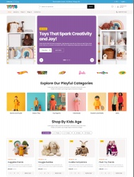 HTML5儿童玩具在线购物网站模板