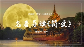 语文九年级下册课件名著阅读简·爱外国小说的阅读PPT模板
