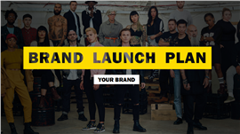 欧美风街头潮牌鞋全球发布会PPT模板