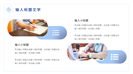 商务蓝图现代简约风格商业演示ppt模板