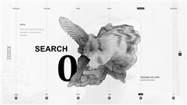 未来现代抽象风格科技艺术展览ppt模板