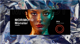 前卫艺术潮酷视觉时尚摄影作品集ppt模板