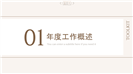 韩式简约商务风年度工作总结汇报ppt模板