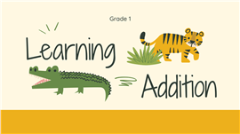 可爱卡通动物森林风儿童启蒙教育英文ppt课件