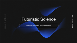 酷炫未来感科技领域年度报告演示PPT模板
