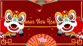 红金国潮风2026春节联欢晚会ppt模板