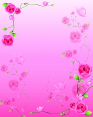 粉色花朵边框背景图片