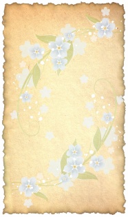 怀旧花卉纸张背景图片