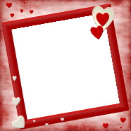 红色花边相框图片
