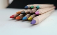 唯美彩色铅笔图片