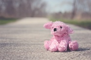 粉色小狗毛绒玩具图片