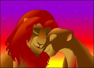狮子王辛巴和娜娜图片