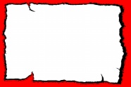 红色卡通边框背景图片