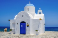 塞浦路斯白色教堂图片