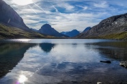 阿尔卑斯山湖群风景图片