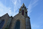 法国教堂钟塔图片