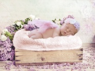 粉嫩宝宝睡觉图片