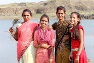 印度女性家族合照