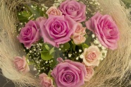 婚礼浪漫玫瑰花束图片