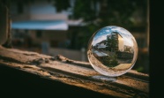 透明水晶玻璃球图片