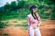 泰国美女野外人体模特摄影