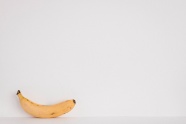 黄色香蕉空白背景图片
