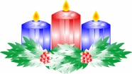圣诞蜡烛背景图片