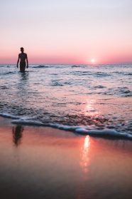 海边沙滩唯美风景图片