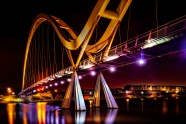 都市立交桥夜景图片