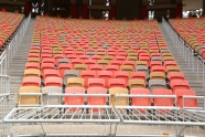 体育场多色椅子图片